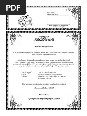 97 Contoh Surat Undangan Rapat Nikah Gratis Terbaru Contoh Undangan