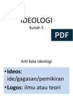 Kuliah 5 Ideologi