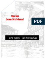 LINE COOK TRAINING MANUAL With Washout PDF