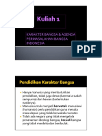 Kuliah 1 Karakter Bangsa