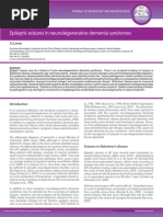 Download Epileptic seizures in neurodegenerative dementia syndromes by iMedPub SN36963386 doc pdf