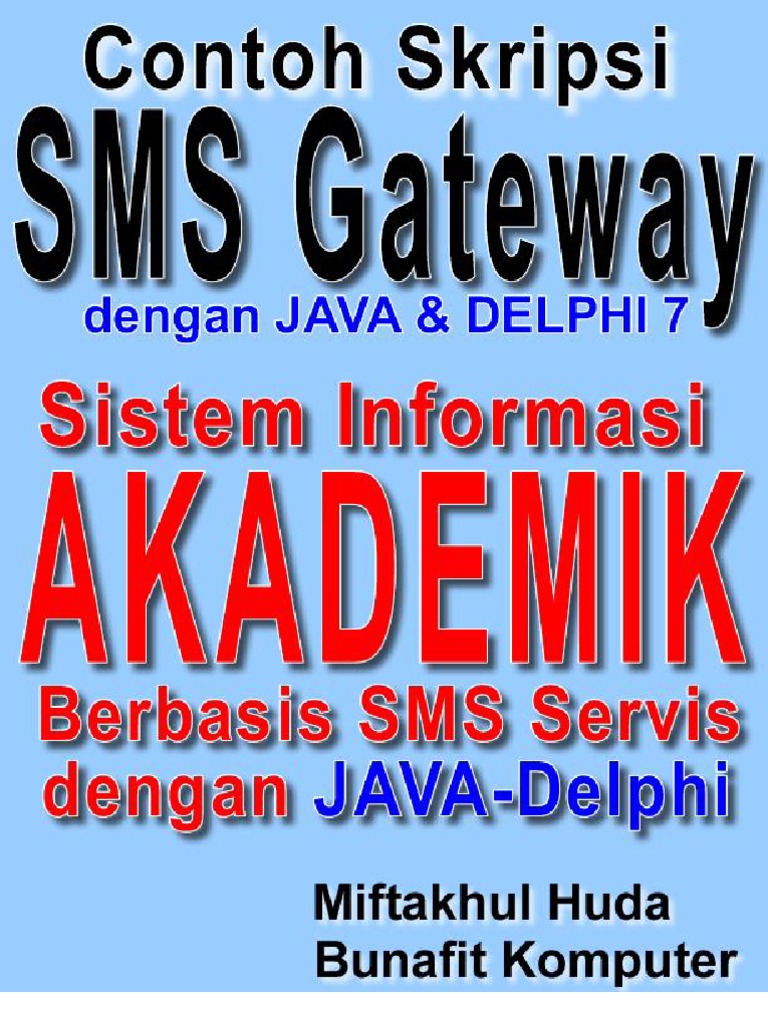 Sistem SMS Gateway Nilai Mahasiswa | PDF | Komputer | Teknologi & Rekayasa