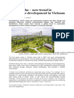Green Works - New Trend in Sustainable Development in Vietnam