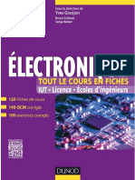 Electronique Tout Le Cours en Fiche 2015