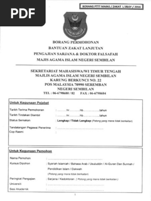 Featured image of post Borang Bantuan Baitulmal Sabah Kami perhatikan begitu banyak bantuan untuk pelajar yang diberikan terutamanya kepada yang mahu terus belajar