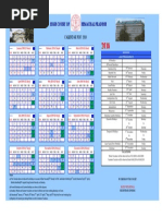 Himachal Pradesh High Court Calendar, 2018