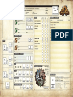 Fargus Barrington: Iron Kingdoms Roleplaying Game Character Sheet