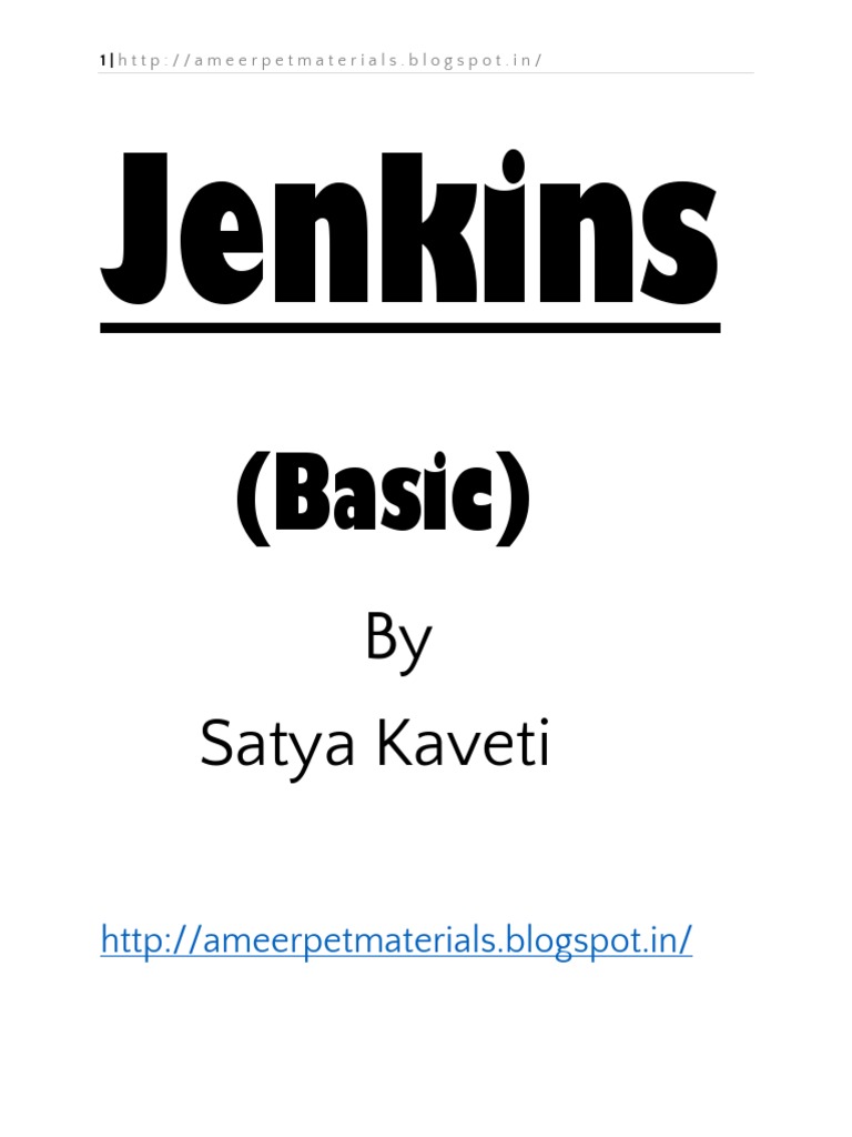 Jenkins thefinal pdf software engineering software development