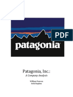 Patagonia, Inc.:: A Company Analysis