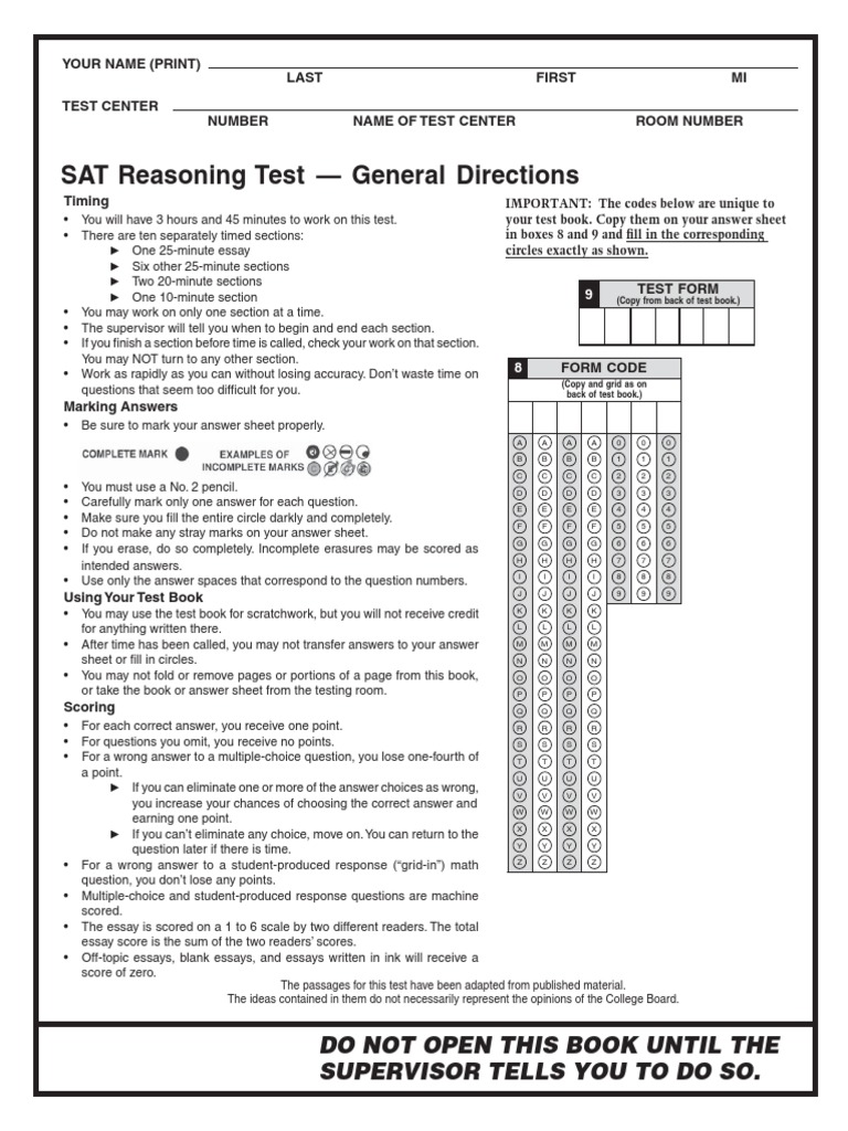 SAT Test 2.pdf | Multiple Choice | Charlie Chaplin