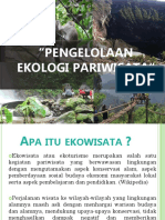 Pengelolaan Ekologi Pariwisata