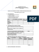 Reporte de Acciones de Tutoria y Orientación Educativa de La Ie