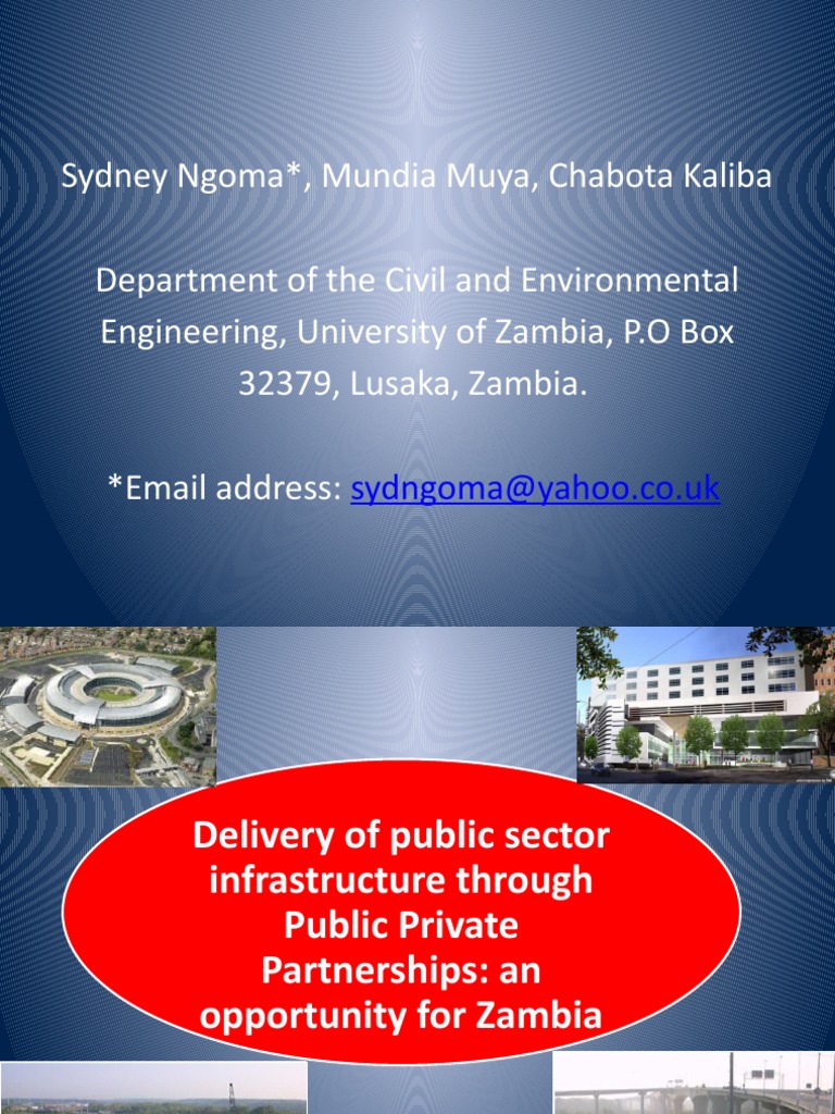 Public-Private Partnerships in Zambia | PDF | Public–Private ...