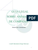 Guia Legal Sobre Animales de Compañia