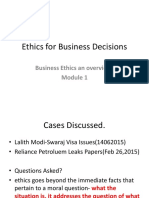 Ethics For Business Decisions