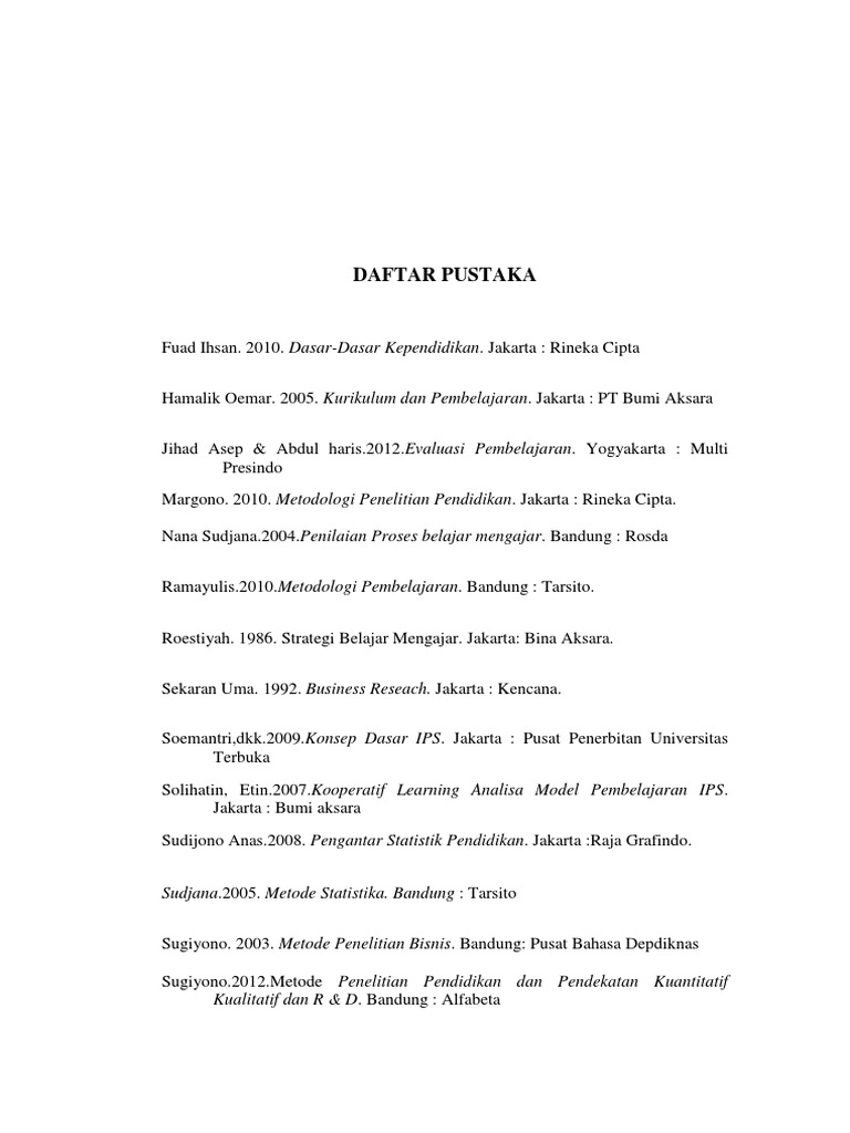 Daftar Pustaka Pdf