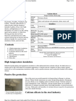 Calicium Silicate Insulation