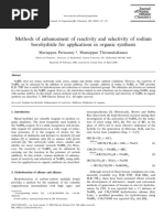 Enhancing Nabh4 Reactivity and Selectivity PDF