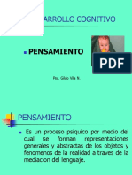 Desarrollo cognitivo  Pensamiento