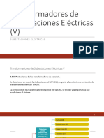 Transformadores de Subestaciones Eléctricas VI