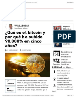¿Qué Es El Bitcoin y Por Qué Ha Subido 90,000% en Cinco Años? - Viva La Bolsa
