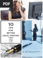 10 Tips For Better Legal Writing