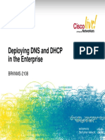 Deploying DNS and DHCP in the Enterprise