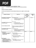 System Audit Report Template