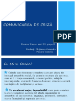 Comunicarea de CrizĂ