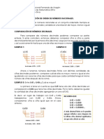 Comparacion de Racionales