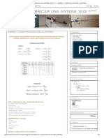 ¿ Como Fabricar Una Antena Yagi - Diseño y Construcción de La Antena