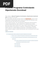 o Ebook Programa Controlando Hipertensão?Download