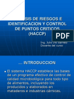 Analisis de Riesgos y Puntos Criticos de Control