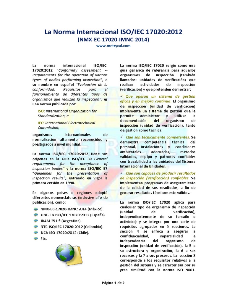 La_Norma_Internacional_ISO_IEC_17020.pdf | Organización internacional ...