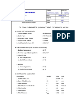 Design Calculation-Oil Cooler MaK-2011