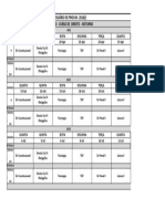 Calendário de Provas 2018/1 3º Período - Curso de Direito - Noturno