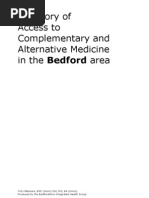 Download Directory of Access to Complementary and Alternative Medicine in the Bedford area by Matthew Morelli SN36967622 doc pdf
