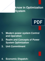 Optimization For Power System