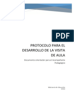 Protocolo Visita de Aula PDF