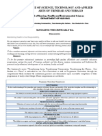 Management of The Critically Ill