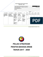 Pelan Strategik Panitia Bahasa Arab 2017-2020 Baru