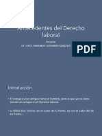 Antecedentes Historicos Del Derecho Laboral