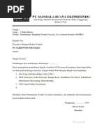 Perjanjian Kerjasama Pelayanan Jasa Transportasi Darat