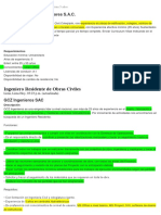 Ingeniero CivilExperiencia Mínima 5 Años