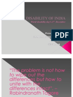 Disability of India