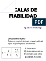 Escalas de Fiabilidad