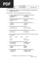 LOGIC - CIRCUITS Final Exam Q4 2009 - 2010 ANSWER KEY PDF