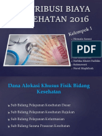 Distribusi Biaya Kesehatan 2016