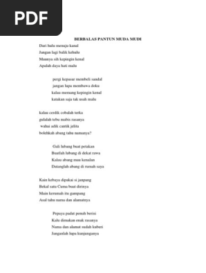 Berbalas Pantun Muda Mudi