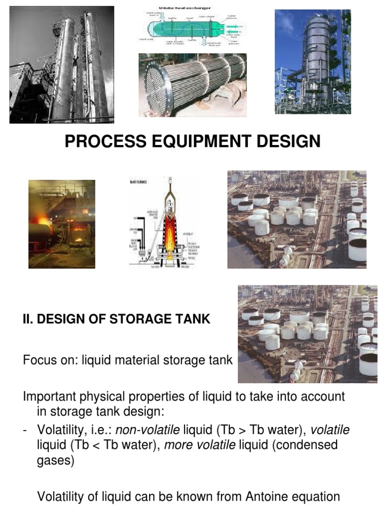 Storage Tank Design Principles | PDF | Branches Of Thermodynamics ...